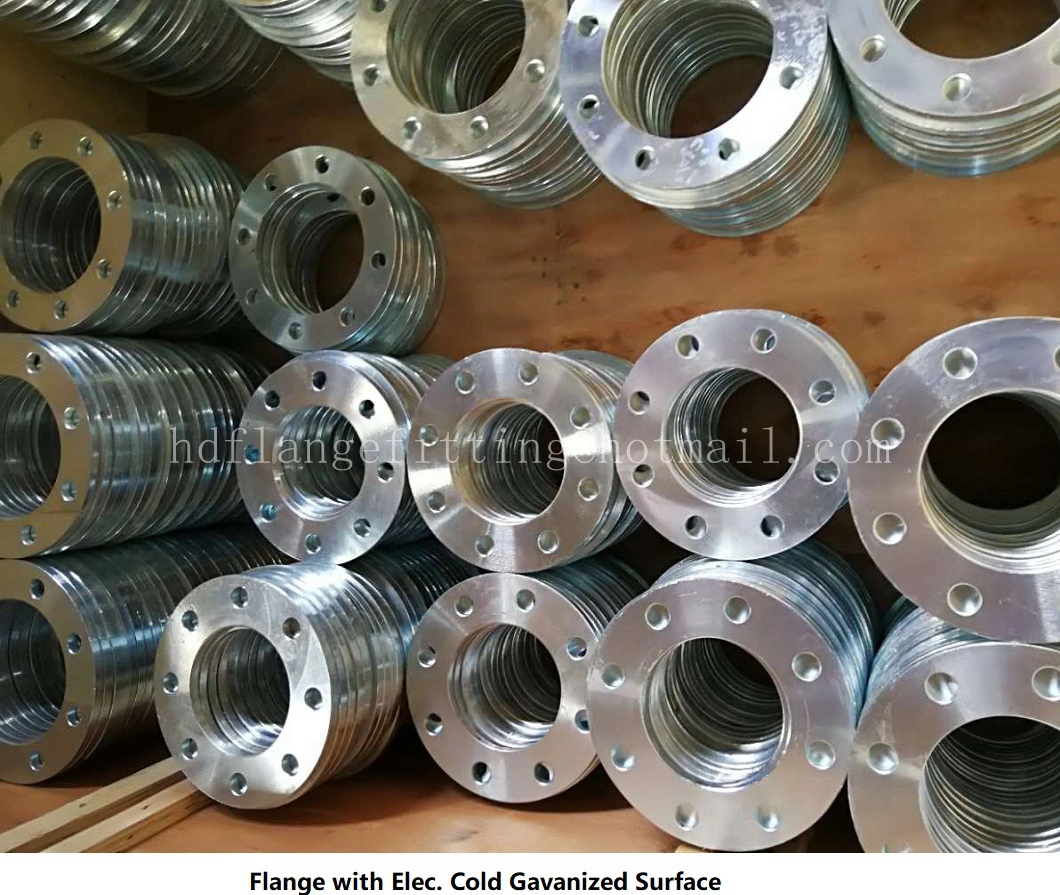 ISO7005 DIN Pn10 and Pn16 BS JIS 10K 5K GOST Py10 Py 16 Cl125 150lbs Flat Plate Sop Slip on Soff Steel Flange