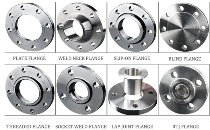 Hot Sale A105 304 Flange RF/Rtj/FF ANSI/JIS/DIN/API/ASME B16.5 Welding Forged Weld Neck Carbon Steel Stainless Steel Flange