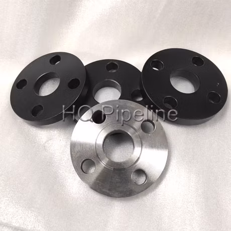 ASME/ANSI/DIN/GOST/BS/En/as/JIS/API 6A Acier au carbone forgé A105, A105n, A106, Q235, A350 Lf2, A216 WCB S235jr S275jr Joint à recouvrement/So/Slip on Flanges
